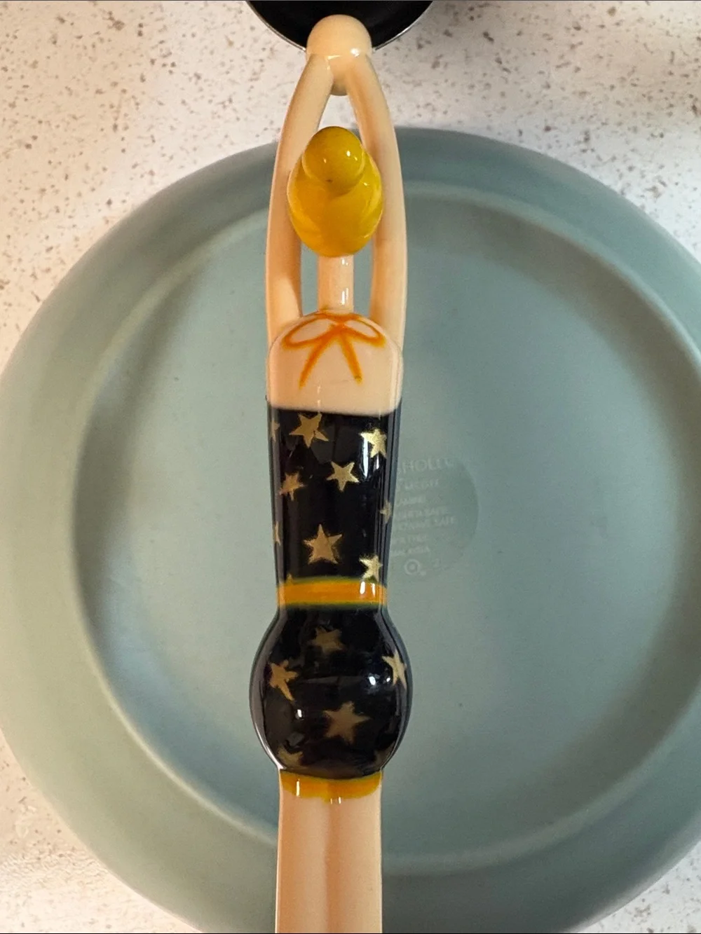 Pylones of Paris - swimmers -Handled Salad Serving set